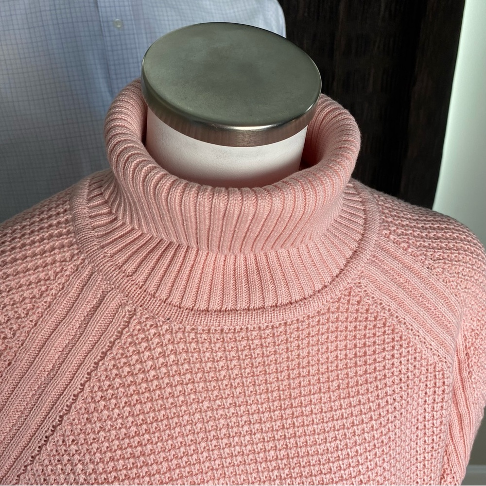 WOMEN WITHIN Pink Turtleneck Sweater, Large 18/20